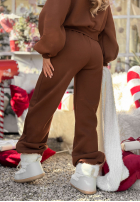 Tepláková souprava Comfy Duette čokoládový