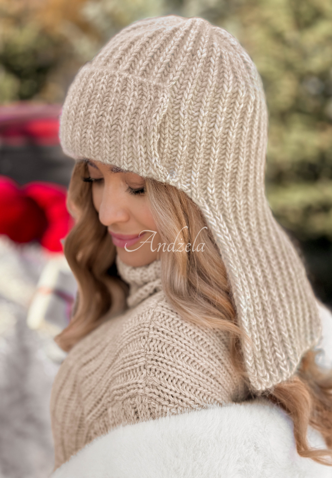 Čepice pilotka First Frost béžová