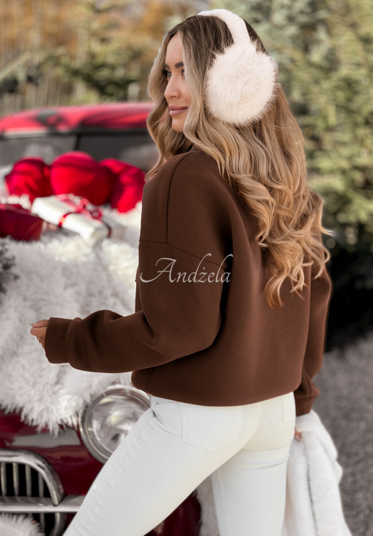 Mikina s medvídkem Teddy Style čokoládová