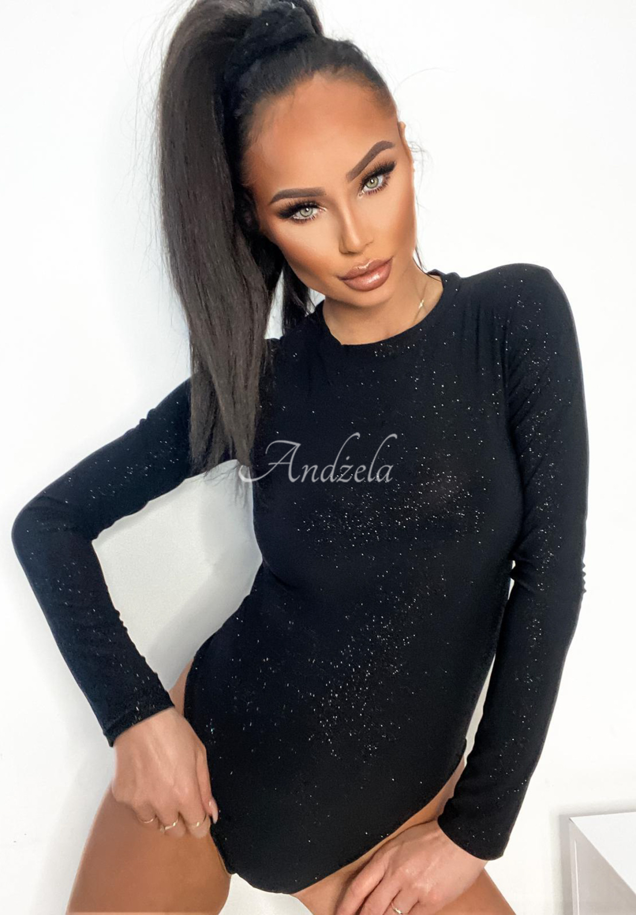 Lesklé body Really Simple černé