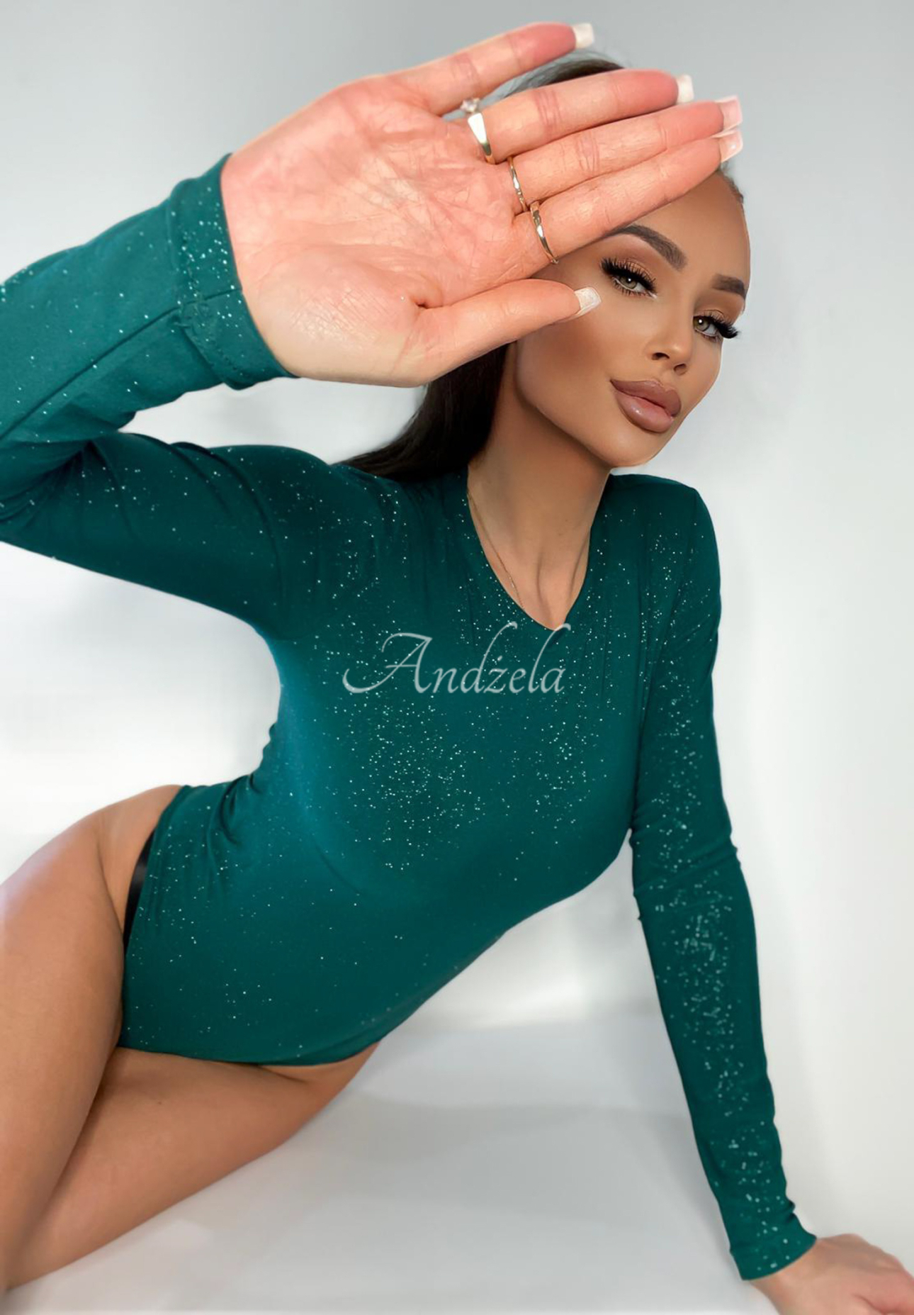 Lesklé body Really Simple láhvová zelená