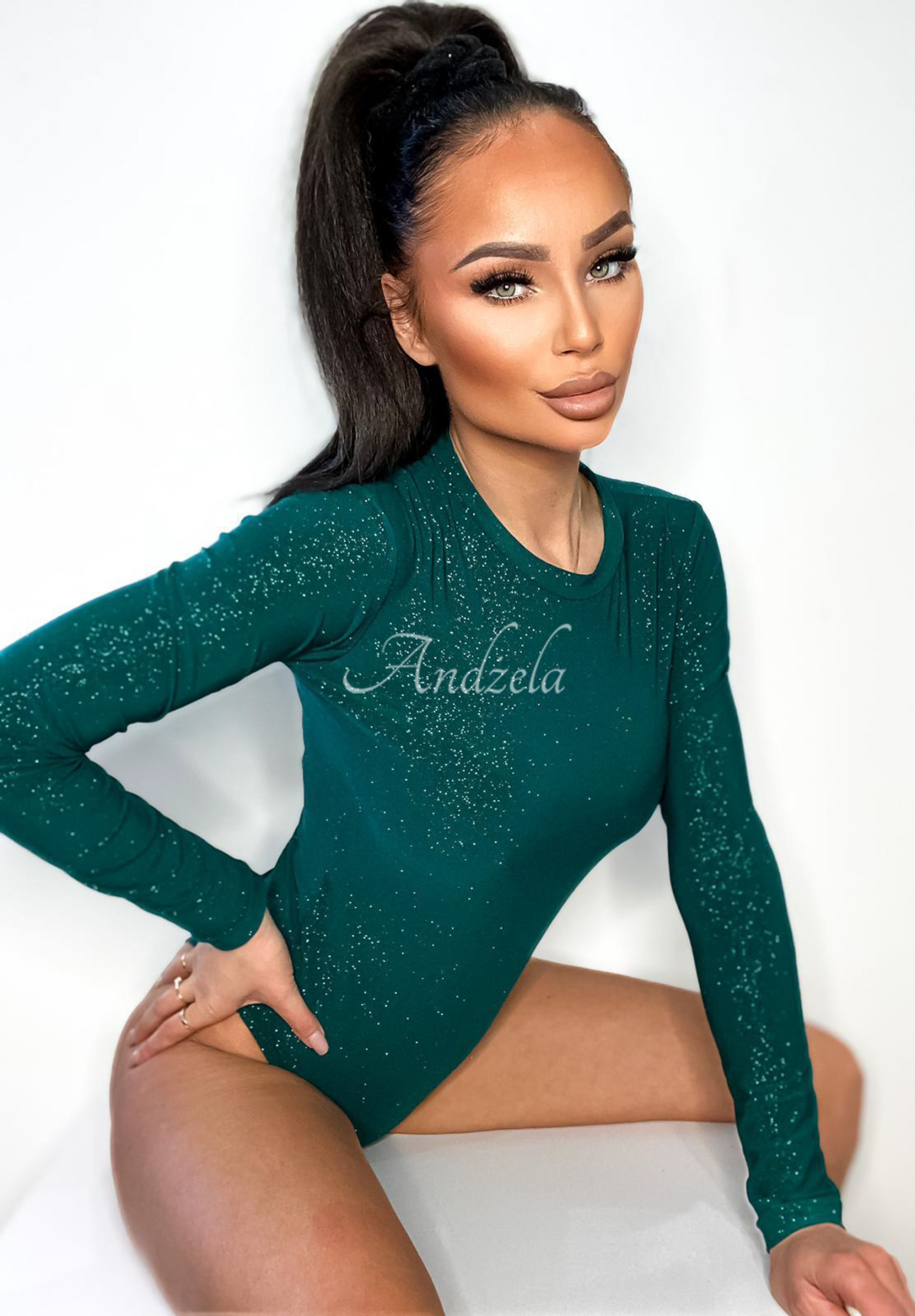 Lesklé body Really Simple láhvová zelená