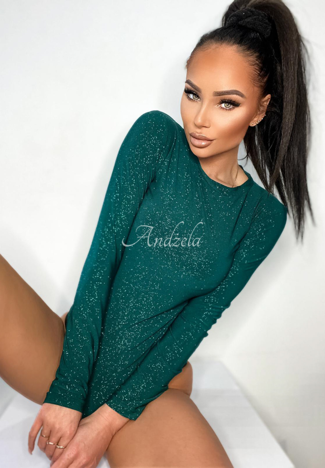 Lesklé body Really Simple láhvová zelená