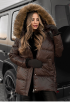 Długa Prošívaná Bunda The Luckiest čokoládová