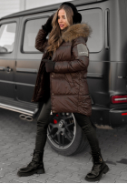 Długa Prošívaná Bunda The Luckiest čokoládová