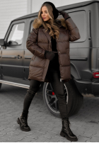 Długa Prošívaná Bunda The Luckiest čokoládová