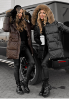 Długa Prošívaná Bunda The Luckiest černá