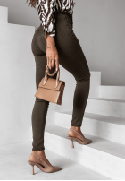 Kalhoty džínové  skinny Kendriss čokoládové II