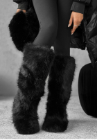 Futerkowe Kozačky Grizzly Bear černé