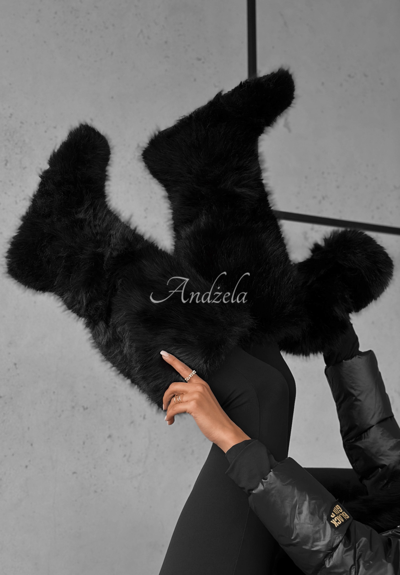 Kožušinové čižmy Grizzly Bear černé