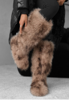 Futerkowe Kozačky Grizzly Bear béžové