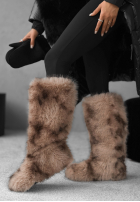 Futerkowe Kozačky Grizzly Bear béžové