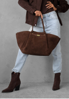 Zamszowa Kabelka Almost Ready čokoládová