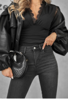 Kalhoty džínové  skinny Not Too Much šedé