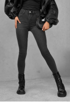 Kalhoty džínové  skinny Not Too Much šedé