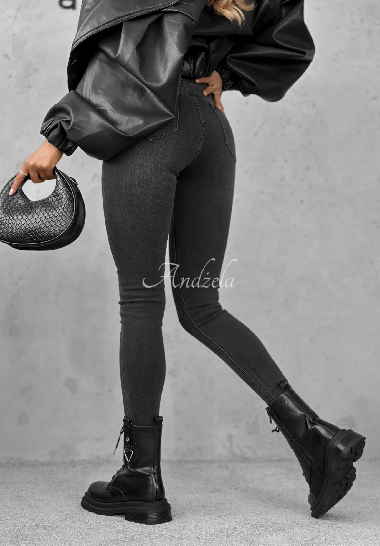 Džíny skinny Not Too Much šedé