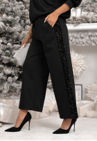 Tepláková souprava Mikina i Kalhoty z cekinowymi lampasami Nothing To Do Černé