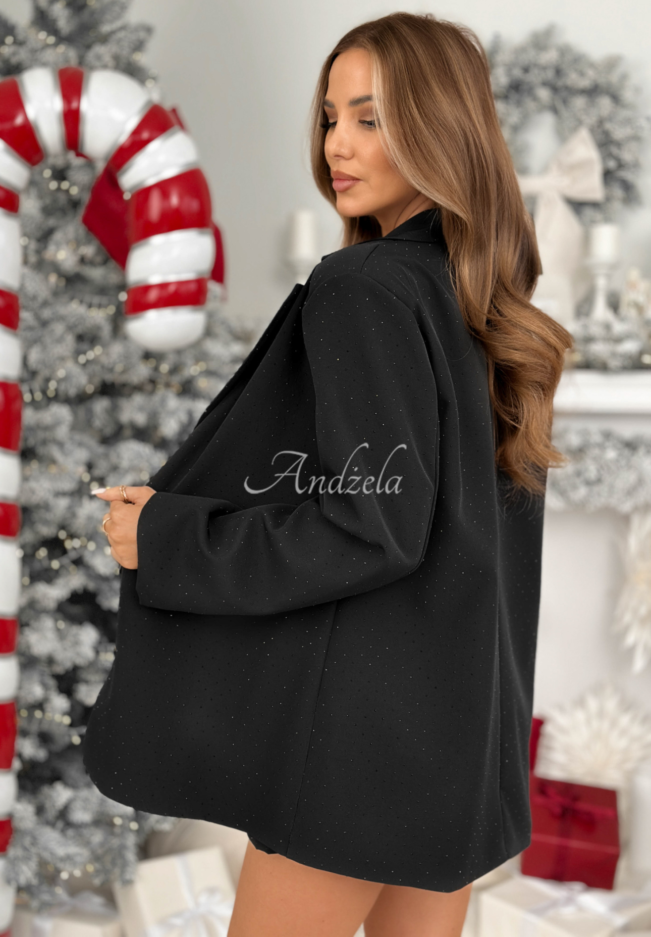 Sako s krystalky Message Sent černá