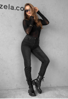 Lehký Svetr z golfem z kaszmirem Be The One Černé