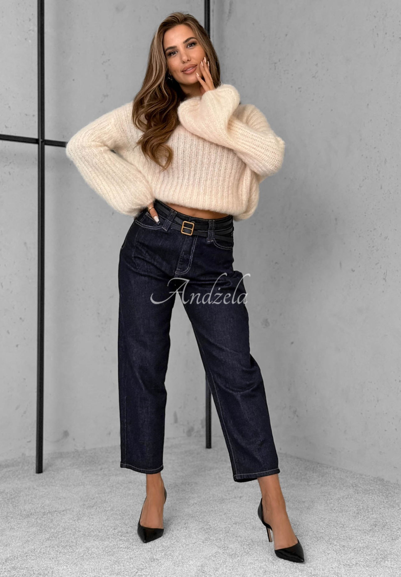 Džíny balloon Important Message granátové