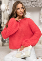 Moherowy Svetr z szerokimi rękawami Better Than Korálová