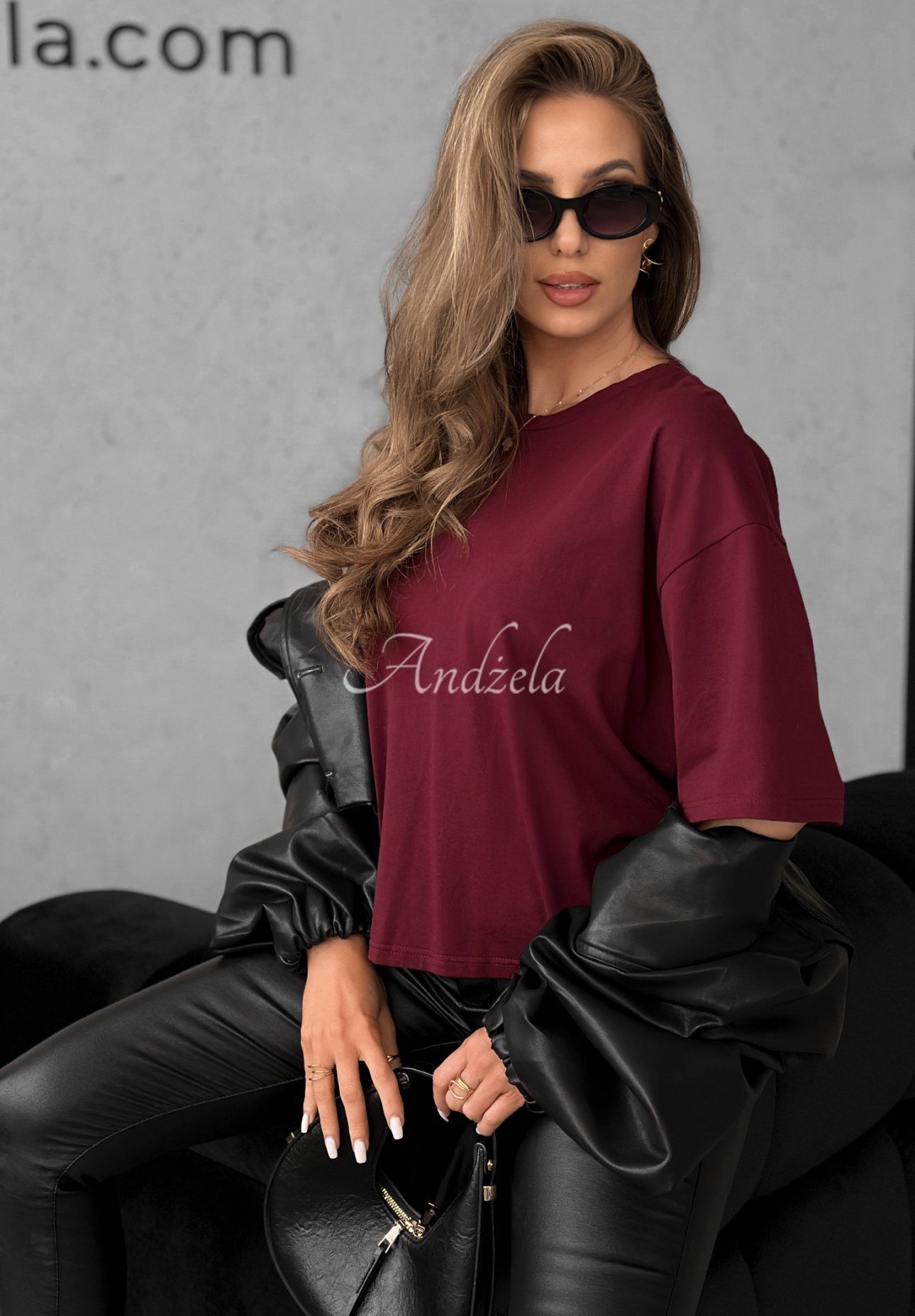 Tričko Very Fine vínový