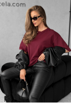 Tričko Very Fine vínový