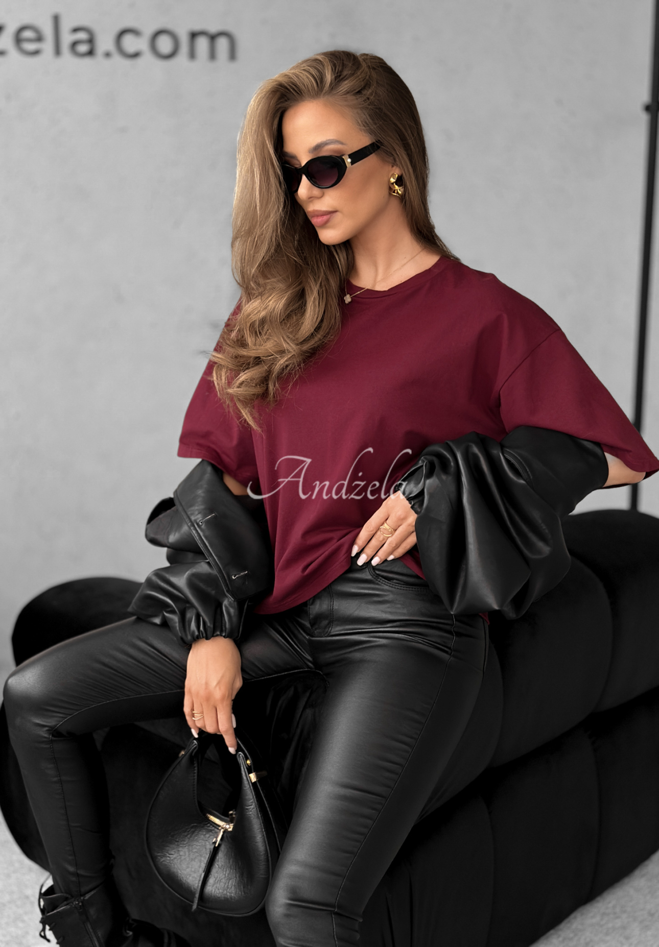 Tričko Very Fine vínový