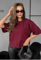 Tričko Very Fine vínový