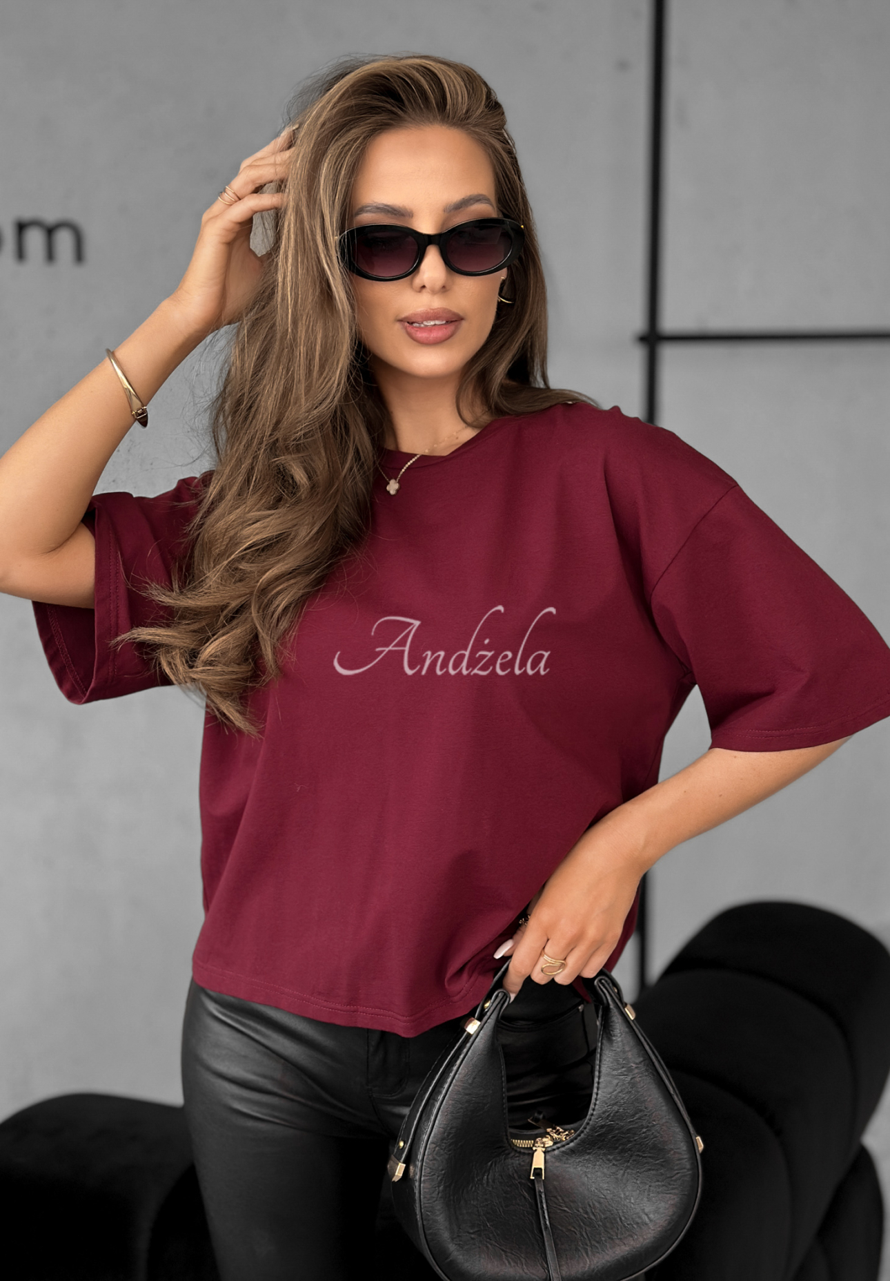 Tričko Very Fine vínový