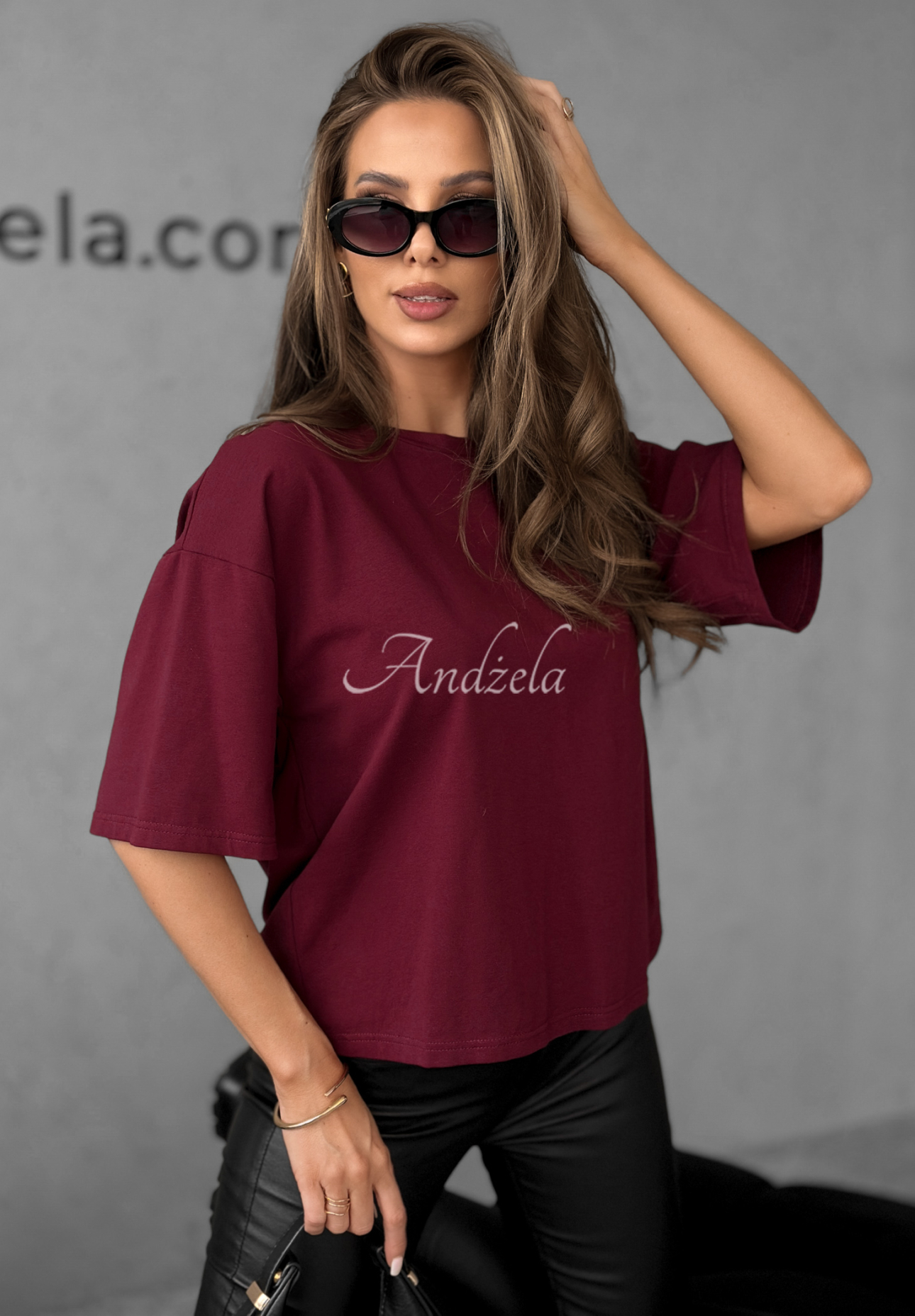 Tričko Very Fine vínový