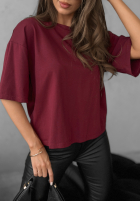 Tričko Very Fine vínový