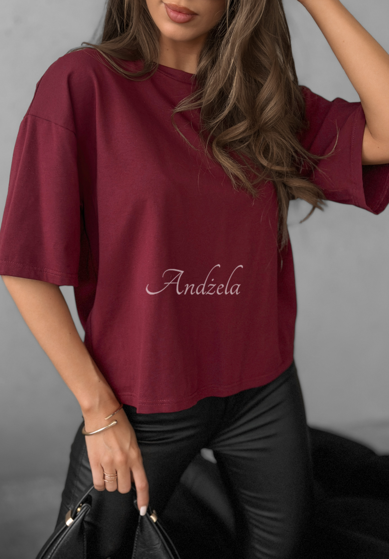 Tričko Very Fine vínový