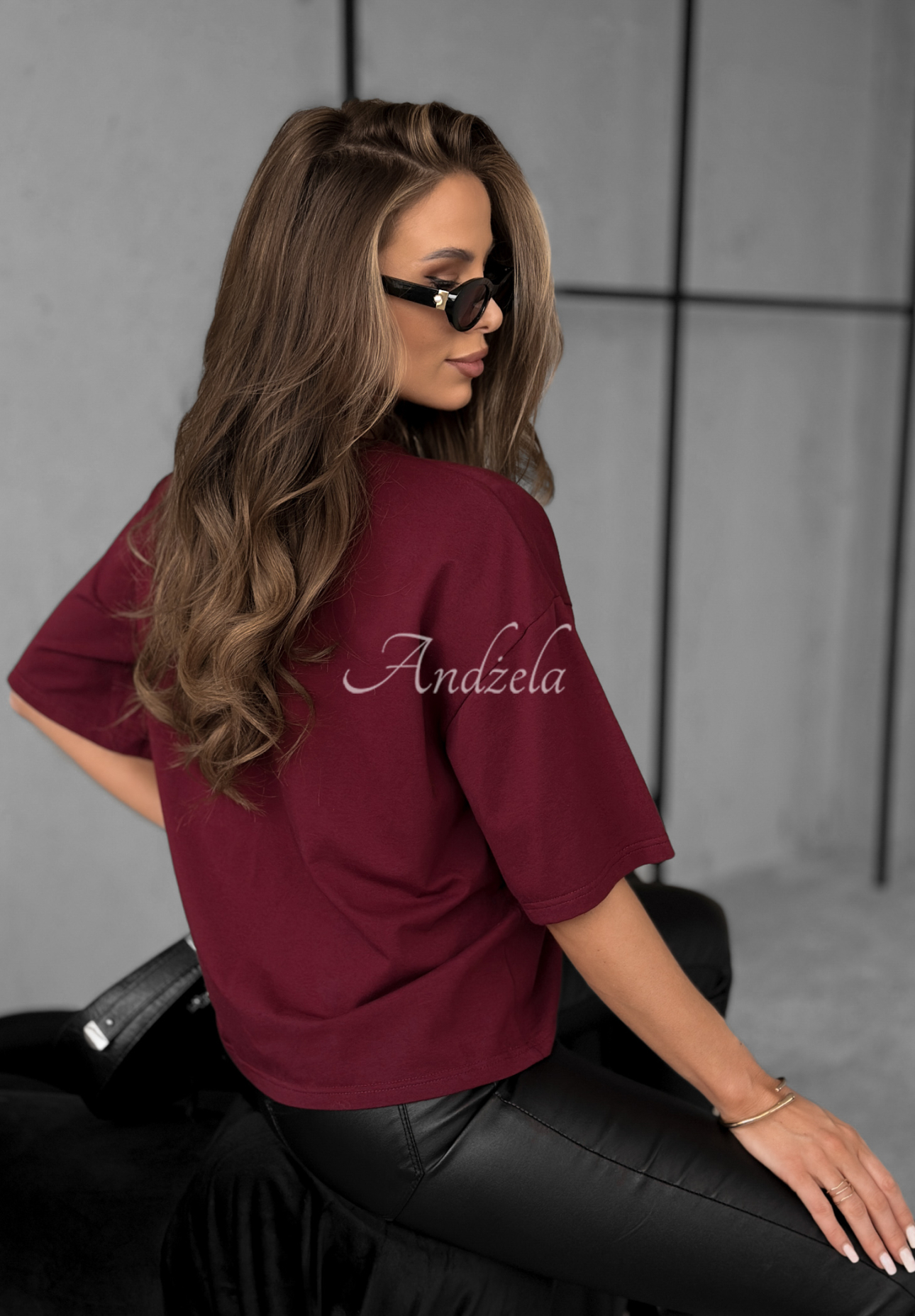 Tričko Very Fine vínový