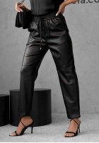 Kožené kalhoty Choosing Myself černé