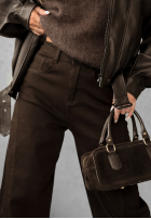 Kalhoty džínové  balloon Say Less čokoládové