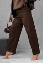 Kalhoty džínové  balloon Say Less čokoládové