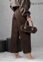 Kalhoty džínové  balloon Say Less čokoládové