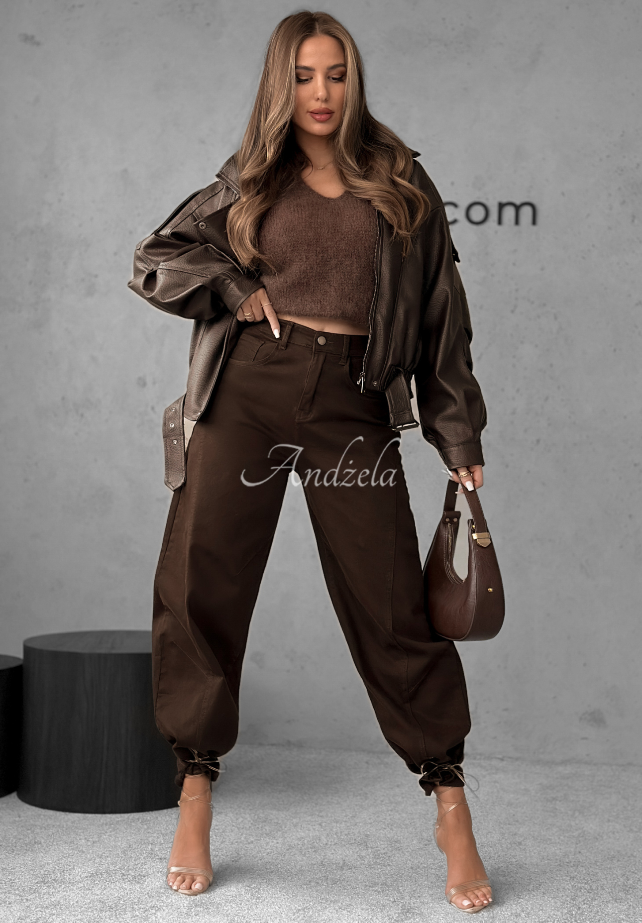 Balloon džíny Say Less čokoládové