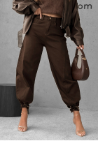 Kalhoty džínové  balloon Say Less čokoládové