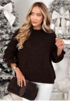 Svetr Feels Like Heaven čokoládový