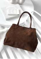 Zamszowa Kabelka Fully Me čokoládová