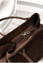 Zamszowa Kabelka Fully Me čokoládová