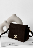 Zamszowa Kabelka In My Closet čokoládová