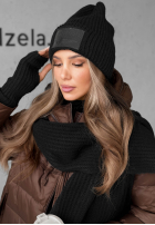 Souprava Čepice, szalik, Rukavice 3in1 December Černé