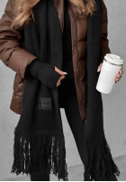 Souprava Čepice, szalik, Rukavice 3in1 December Černé