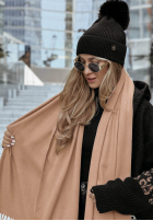 Šála  z frędzlami Closer To Heaven béžový