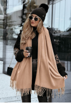 Šála  z frędzlami Closer To Heaven béžový