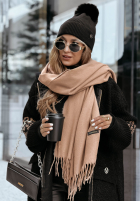 Šála  z frędzlami Closer To Heaven béžový