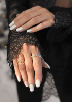 Prstýnek z cyrkoniami i perłami Blinked zlatý